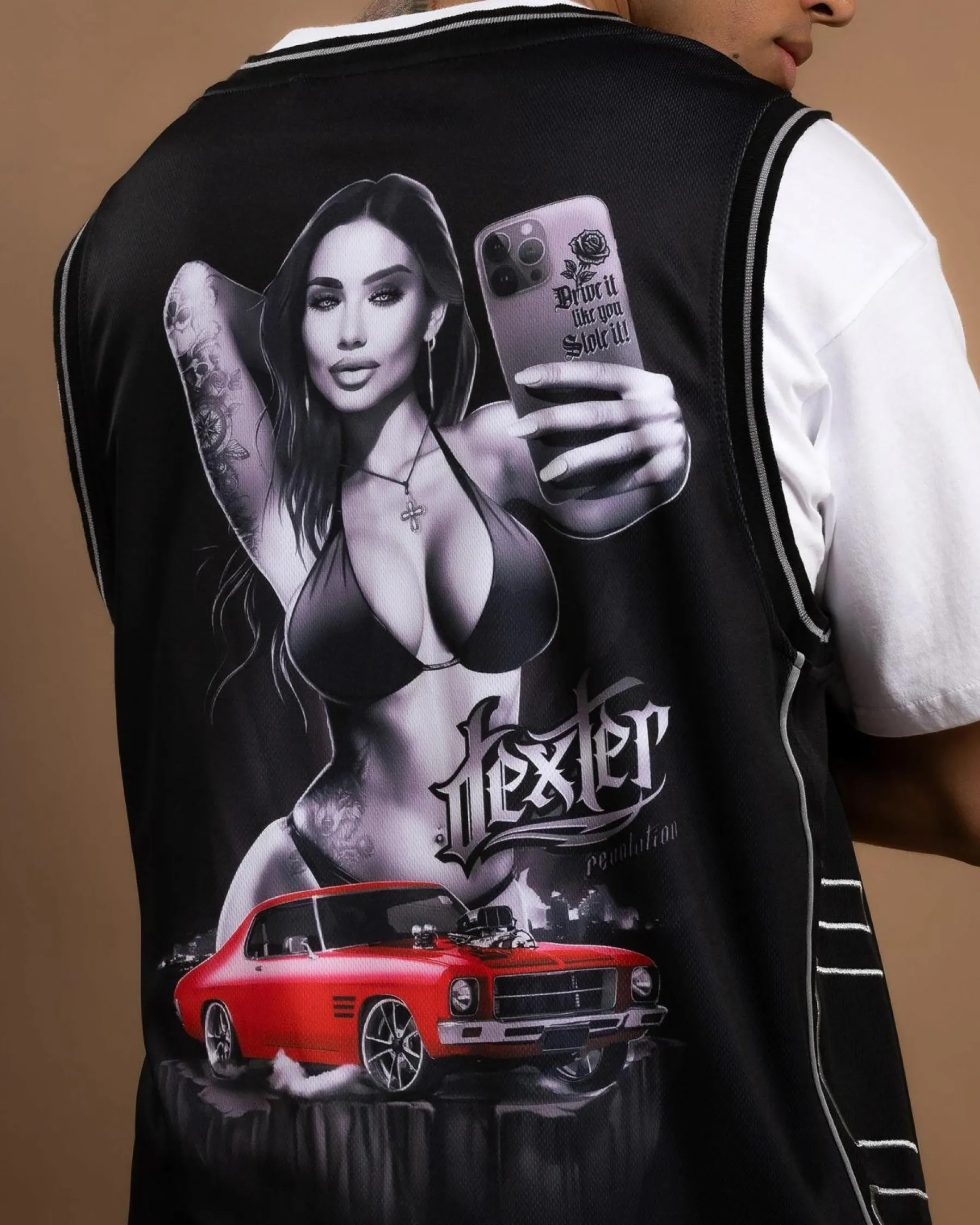 Tops & T-Shirts*Dexter Burnout Muscle Tank Black