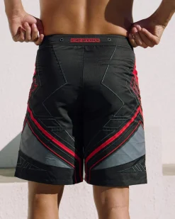 Board Shorts|Shorts & Bottoms*Dexter Cable Board Shorts Black/red