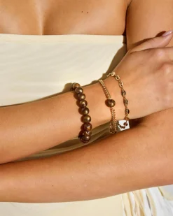 Jewelry|Jewelry*Karyn In LA Cabo Bracelet Pack Tan/gold