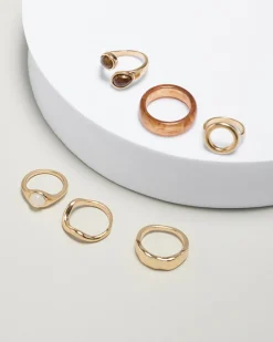 Jewelry|Jewelry*Karyn In LA Cabo Ring Pack Taupe/gold