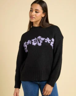 Best Cala Nights Hibiscus Knit Sweater Women Knitwear|Jumpers & Hoodies