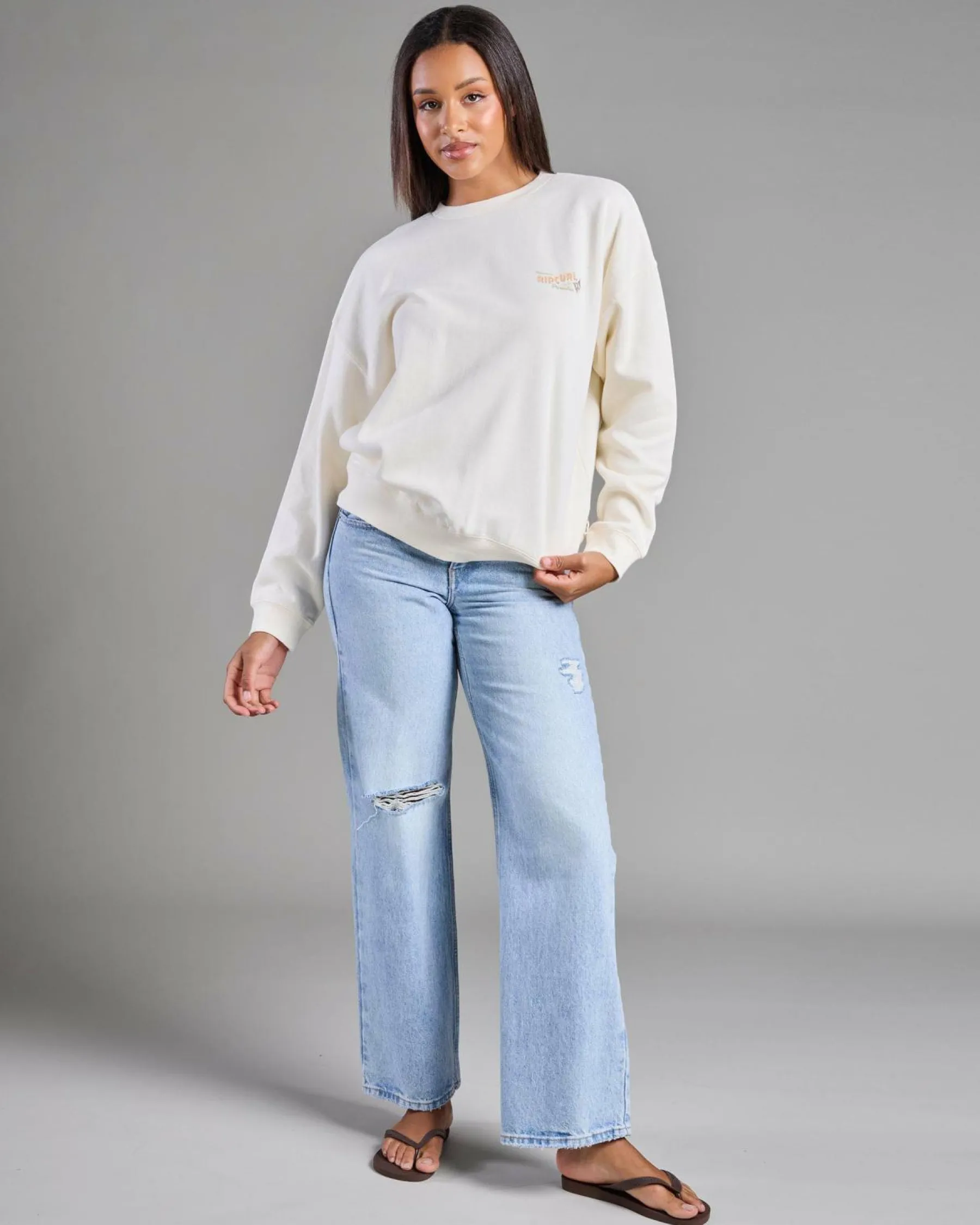 Hot Cala Vadella Heritage Crew Sweatshirt Women Jumpers & Hoodies