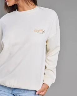 Hot Cala Vadella Heritage Crew Sweatshirt Women Jumpers & Hoodies