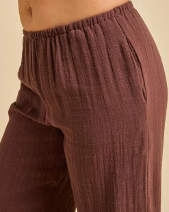 Sets|Bottoms*Mooloola Cali Beach Pants Chocolate