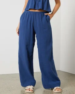 Sets|Bottoms*Mooloola Cali Beach Pants Indigo
