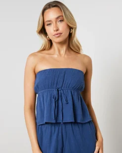Sets|Tops*Mooloola Cali Tube Top Indigo