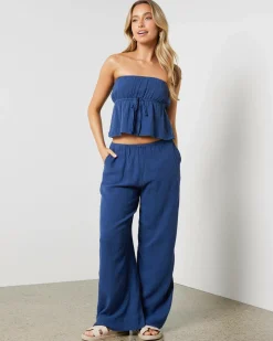 Sets|Tops*Mooloola Cali Tube Top Indigo