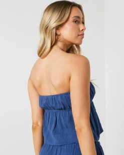 Sets|Tops*Mooloola Cali Tube Top Indigo