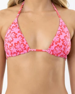 Bikinis*Topanga Calypso Reversible Bikini Top Red/pink