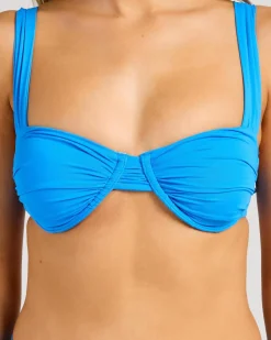 Bikinis*Kaiami Camila Underwire Bikini Top Marine Blue