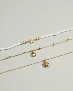 Jewelry*Karyn In LA Camille Bracelet Pack White/gold