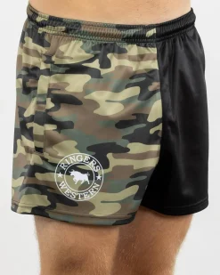Camo Footy Shorts Shorts & Bottoms