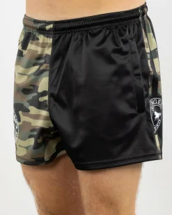 Camo Footy Shorts Shorts & Bottoms