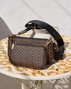 Bags*Ava And Ever Camryn Crossbody Bag Brown Monogram