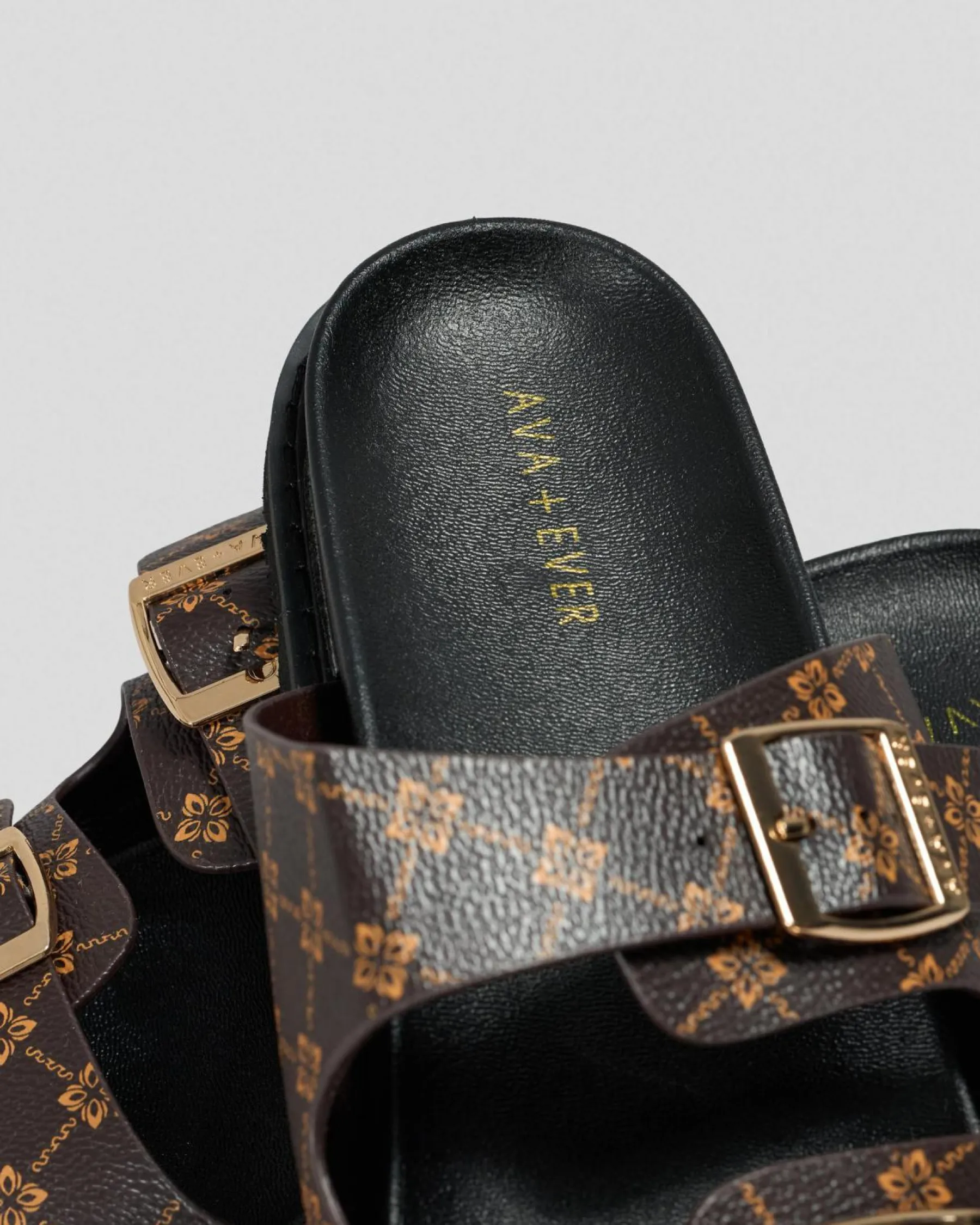 Sandals*Ava And Ever Camryn Slide Sandals Brown