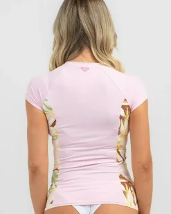 Hot Cap Sleeve Full Zip Lycra Rash Vest Women Rash Vests
