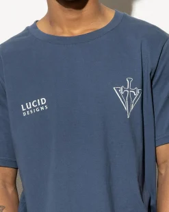 Tops & T-Shirts*Lucid Capstone T-Shirt Slate Blue