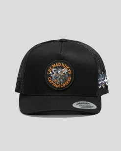 Clearance Captain Cooked Twill Trucker Cap Headwear