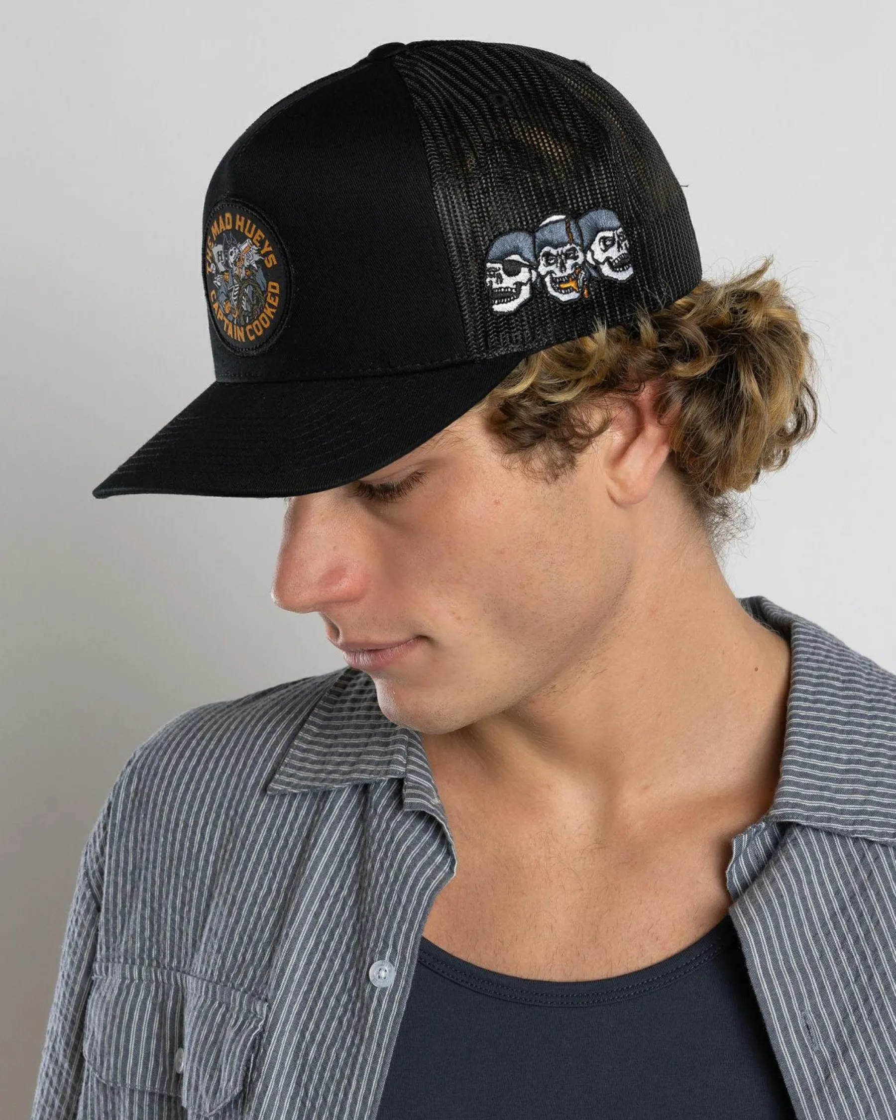 Clearance Captain Cooked Twill Trucker Cap Headwear