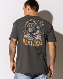 Clearance Captain Ship Faced T-Shirt Tops & T-Shirts
