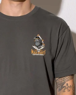 Clearance Captain Ship Faced T-Shirt Tops & T-Shirts