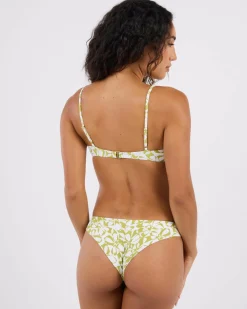 Bikinis*Volcom Carefree Underwire Bikini Top Shadow Lime
