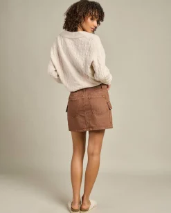 New Cargo Denim Mini Skirt Women Denim|Bottoms
