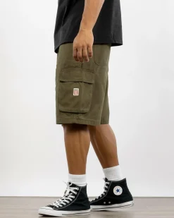 Shorts & Bottoms*S-Double Cargo Work Shorts Army
