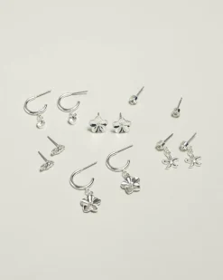 Jewelry|Jewelry*Karyn In LA Carla Frangipani Earring Pack Silver