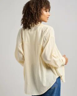 Online Carlie Stripe Long Sleeve Shirt Women Tops