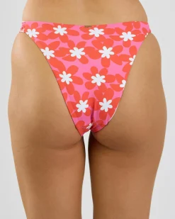 Bikinis*Topanga Carmin Cheeky Bikini Bottom Pink/orange