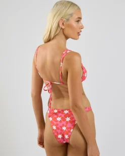 Best Carmin Triangle Bikini Top Women Bikinis