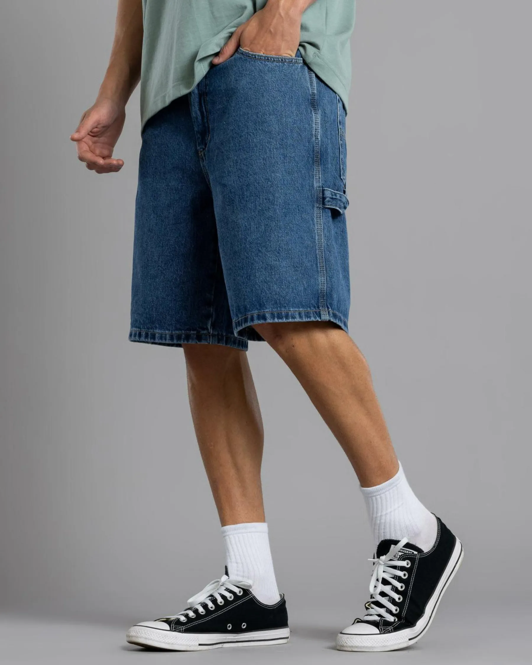 Denim|Shorts & Bottoms*Worship Supplies Carpenter Shorts Steady Mid Blue