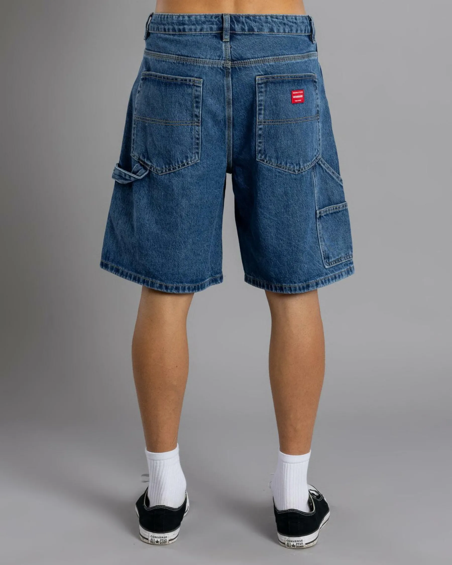Denim|Shorts & Bottoms*Worship Supplies Carpenter Shorts Steady Mid Blue