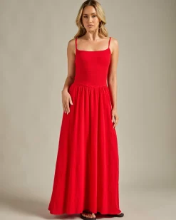Dresses*Mooloola Cartia Maxi Dress Red
