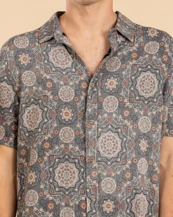 Tops & T-Shirts*Lucid Casablanca Short Sleeve Shirt Black