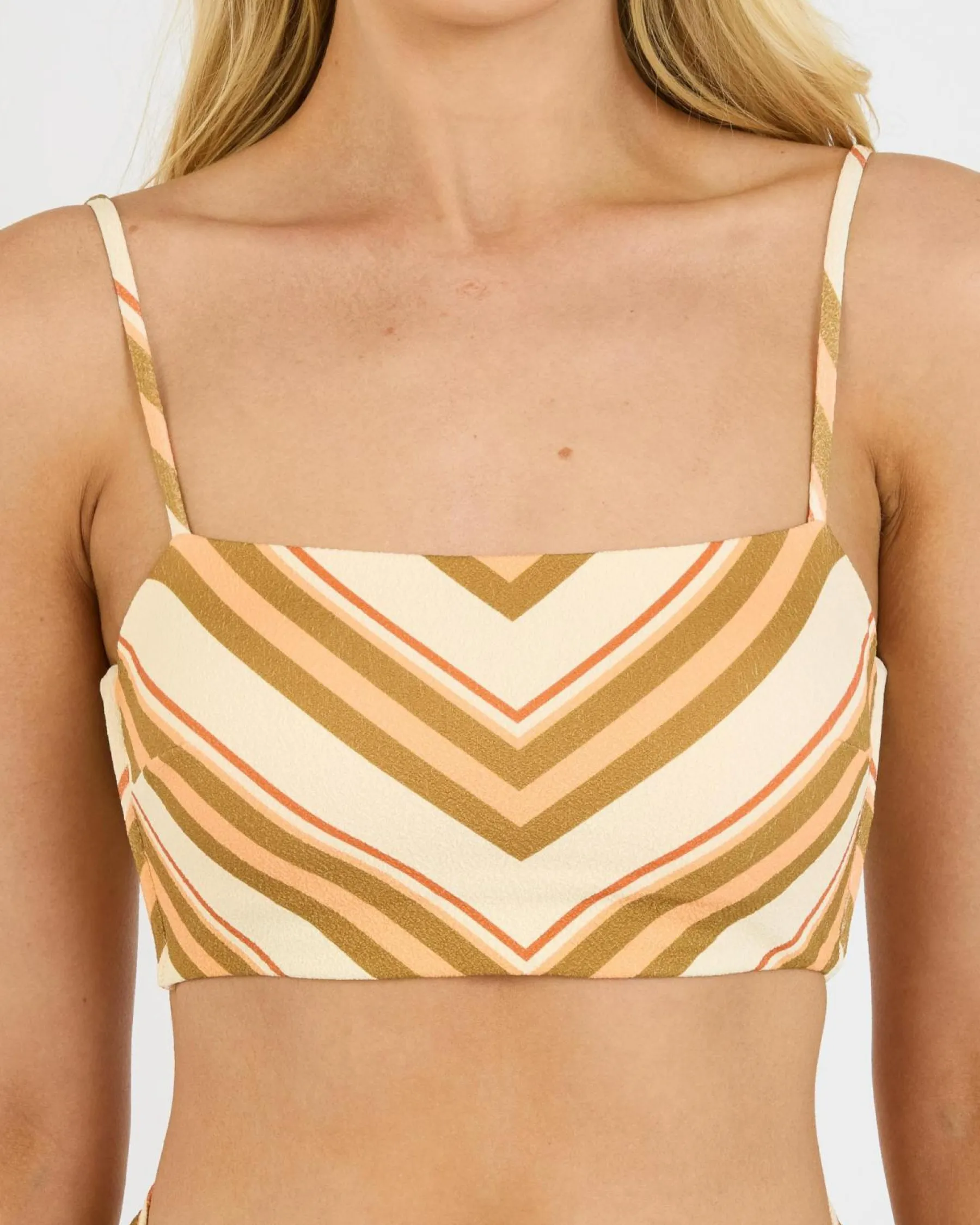 Bikinis*Rip Curl Catalina Stripe Bandeau Bikini Top Multico
