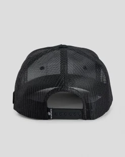 Headwear*The Mad Hueys Caught FK All Island Captain Trucker Cap Black