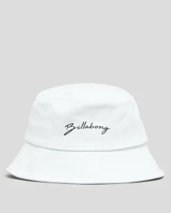 Headwear*Billabong CB Amity Bucket Hat White