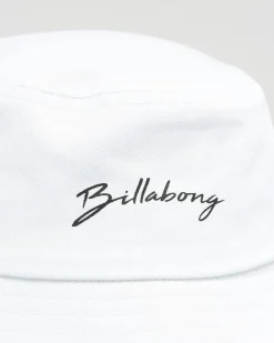 Headwear*Billabong CB Amity Bucket Hat White