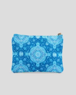 Travel Accessories*Billabong CB Just For You Makeup Case Light Blue
