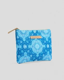 Travel Accessories*Billabong CB Just For You Makeup Case Light Blue