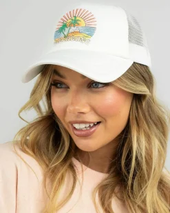 Headwear*Billabong CB Summer Time Trucker Cap Salt Crystal