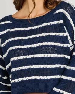 Best Cece Crochet Jumper Women Knitwear|Jumpers & Hoodies
