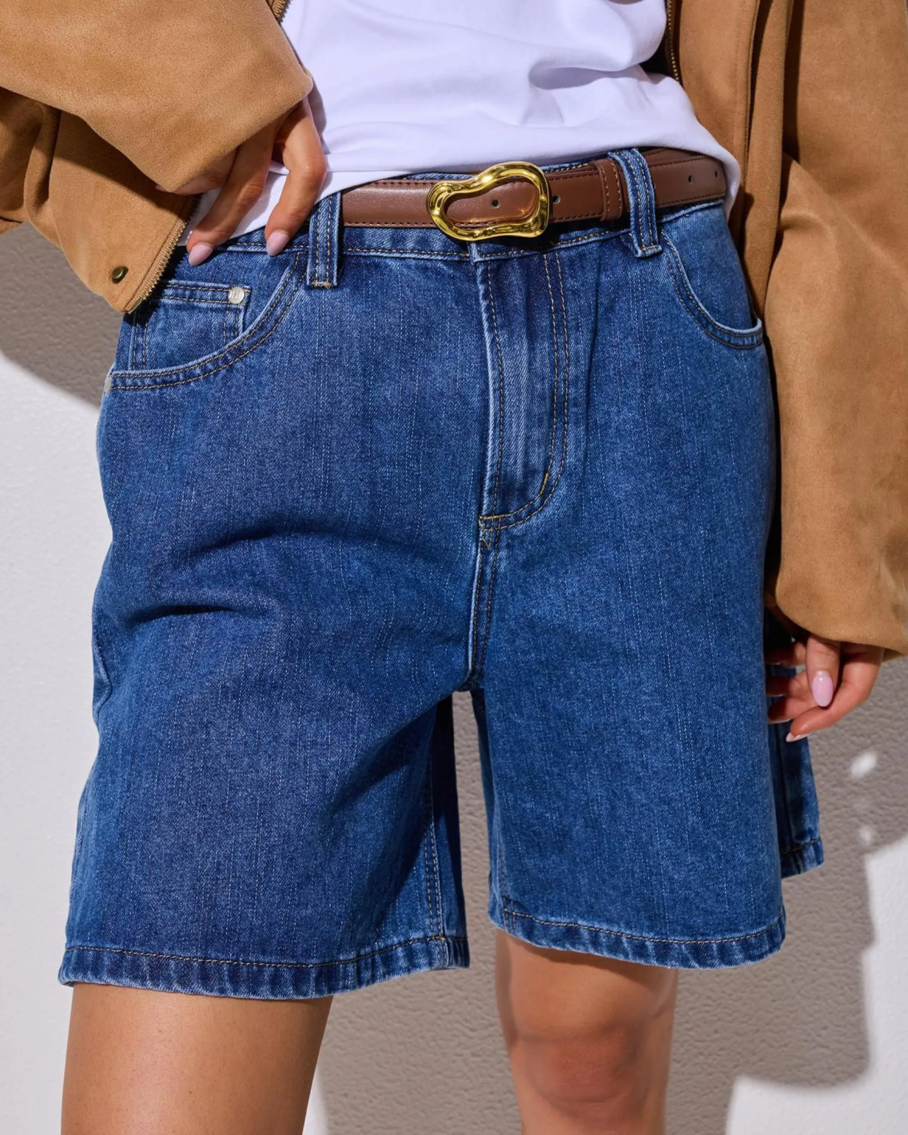 Belts*Ava And Ever Celia Belt Brown/gold