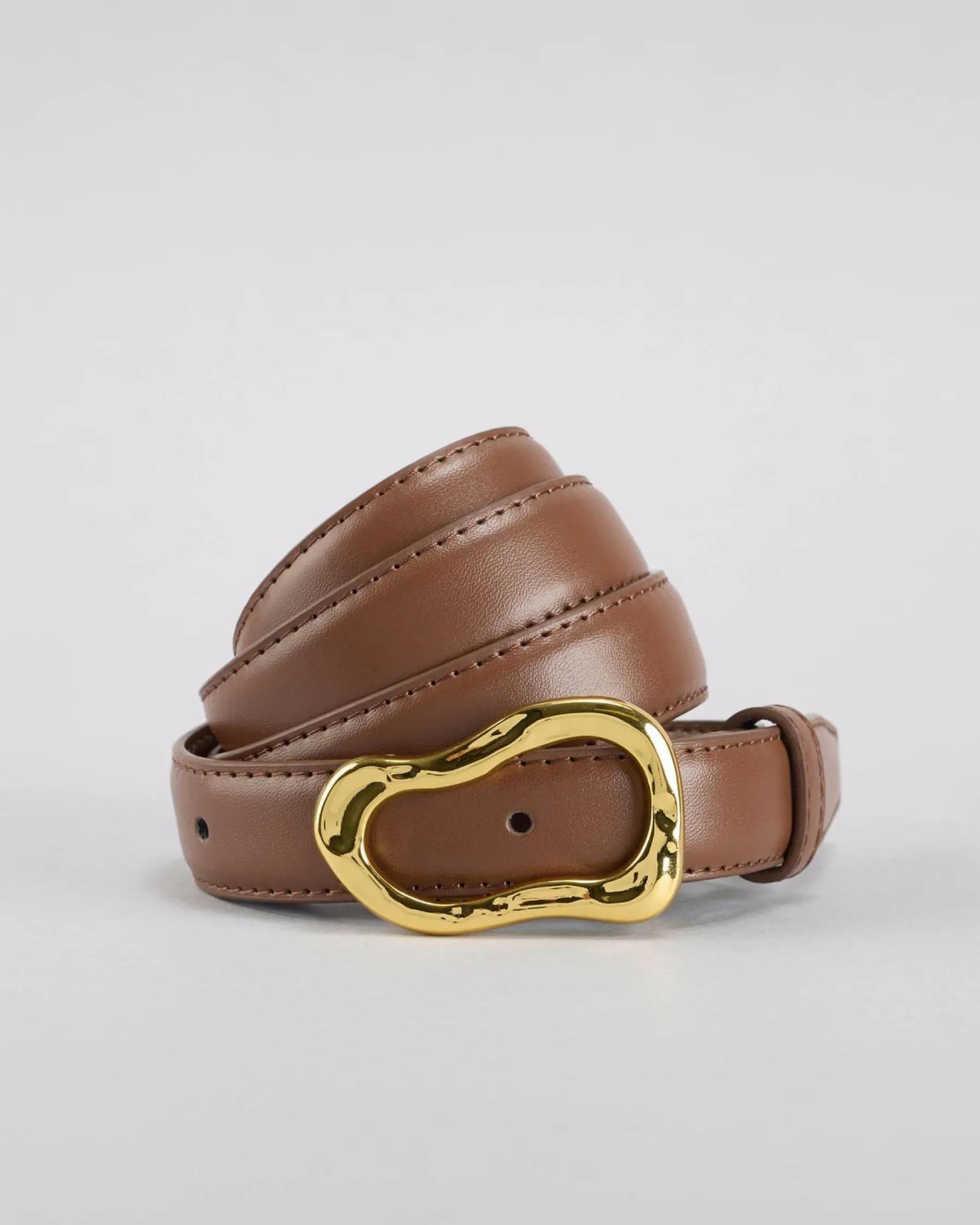 Belts*Ava And Ever Celia Belt Brown/gold