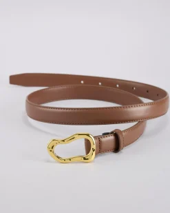Belts*Ava And Ever Celia Belt Brown/gold