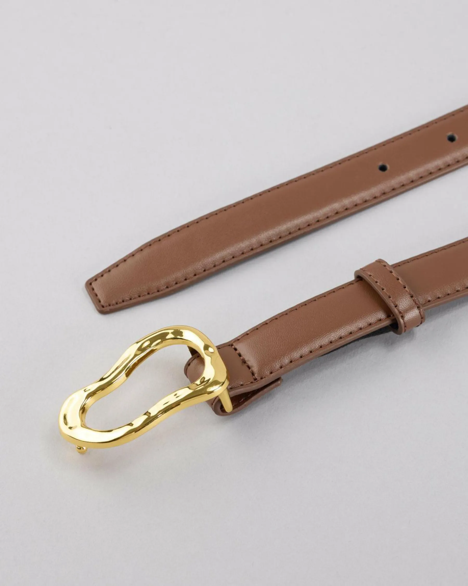 Belts*Ava And Ever Celia Belt Brown/gold