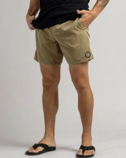 Board Shorts|Shorts & Bottoms*Volcom Center Trunk 17" Board Shorts Khaki