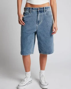 Sale Chainmail Denim Shorts Women Bottoms